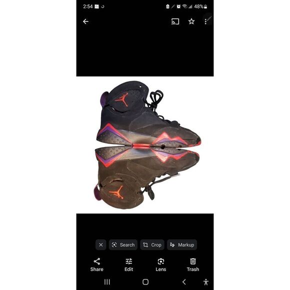 Youth Nike Air Jordan 7 Retro Raptor Size 6Y. NO BOX - Picture 9 of 12